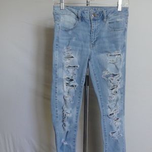 American Eagle Distressed Skinny Jeans